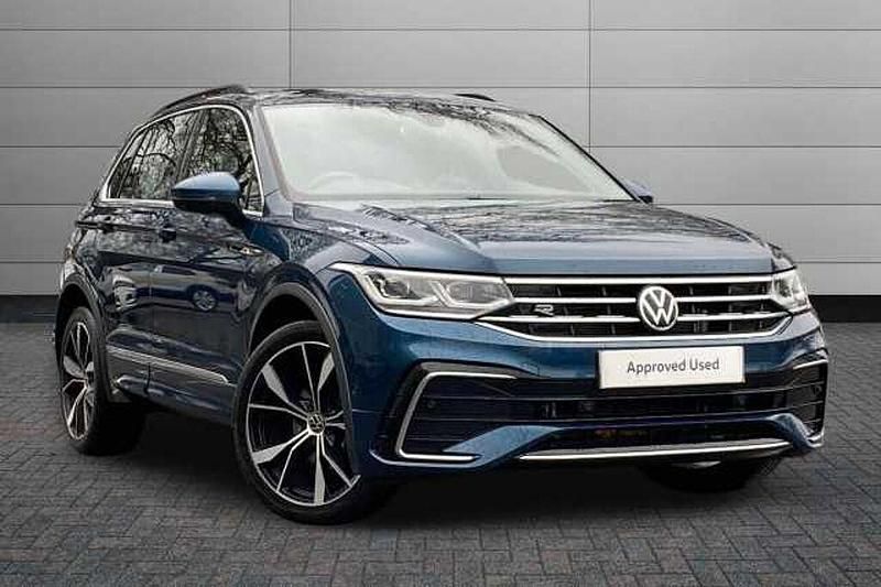 Used VW Tiguan R-line 150 HP (110 kW) 2023 Nightshade blue SUV