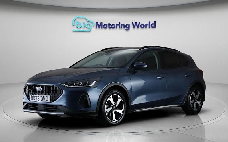 Begagnad Ford Focus Active 125 HK (91 kW) 2023 Blå Halvkombi