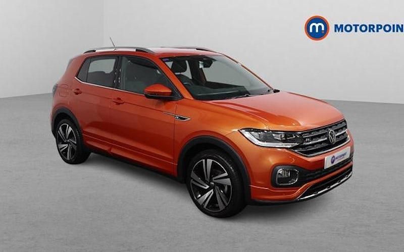 Used VW T-Cross R-line 110 HP (80 kW) 2024 Orange SUV