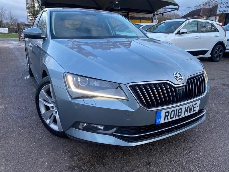 Used Skoda Superb SE L Executive 150 HP (110 kW) 2018 Grey Hatchback