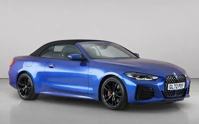 Used BMW M440 340 HP (250 kW) 2022 Blue Cabriolet