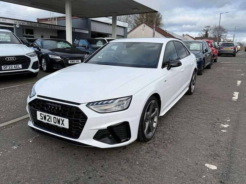 Used Audi A4 Black Edition 150 HP (110 kW) 2021 White Sedan