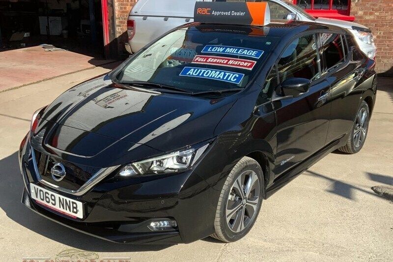 Used Nissan Leaf Tekna 110 kW (150 HP) 2019 Black Hatchback