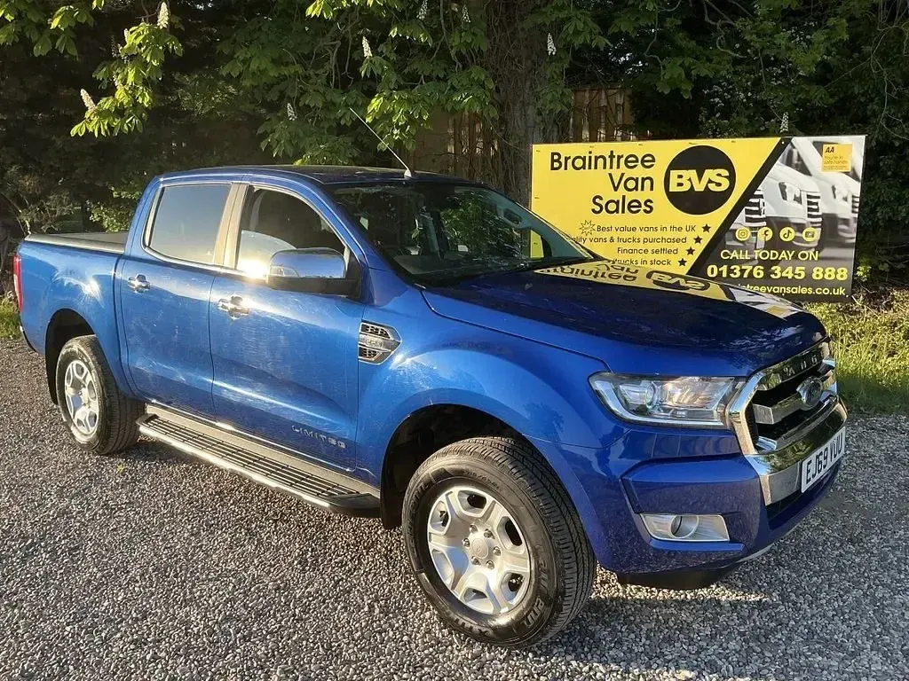 Begagnad Ford Ranger Limited 2019 Blå Pickup