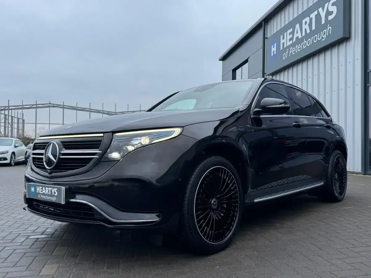 Used Mercedes EQC400 AMG line 300 kW (408 HP) 2022 Black SUV