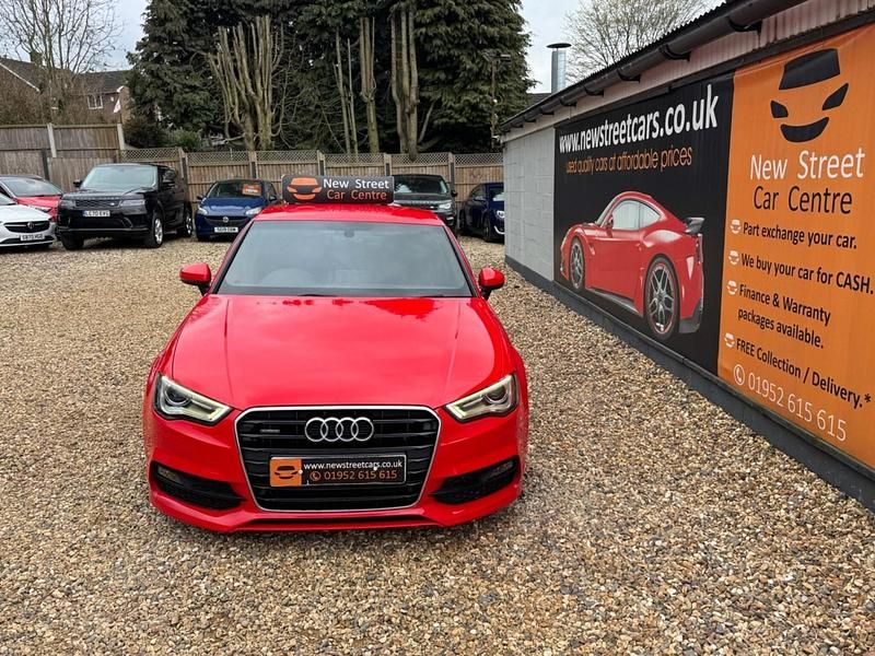 Used Audi A3 S-Line 184 HP (135 kW) 2015 Red Sedan