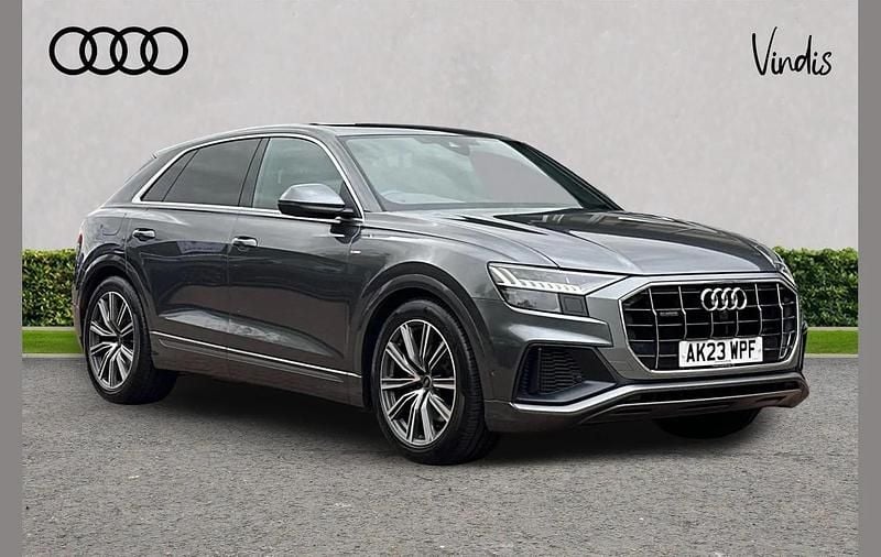 Grey Used 2023 Audi Q8 S-Line SUV | £41,166 (Fair price) - Image 1/4