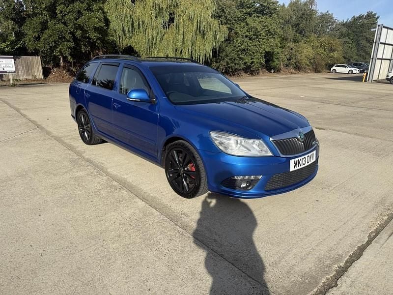 Blue Used 2013 Skoda Octavia vRS Estate | £4,995 (Fair price) - Image 1/4