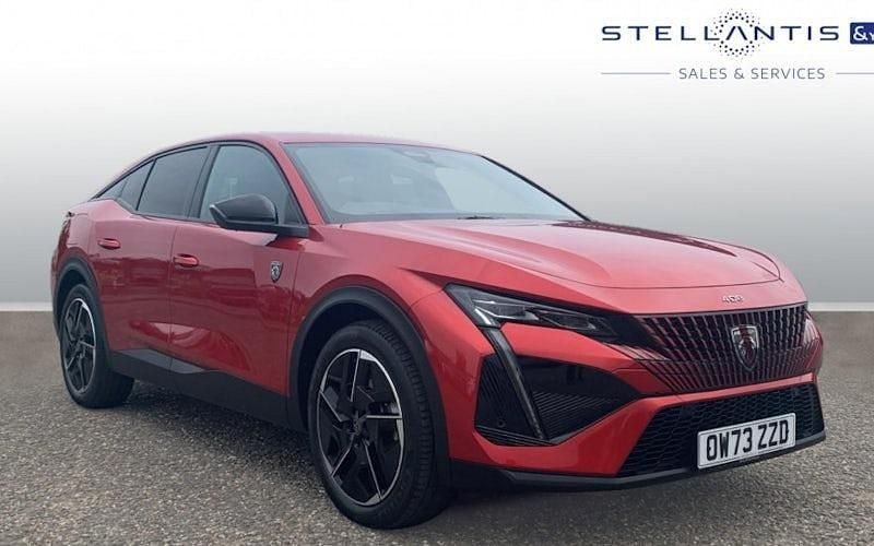 Red Used 2024 Peugeot 408 GTi Sedan | £20,849 (Fair price) - Image 1/4