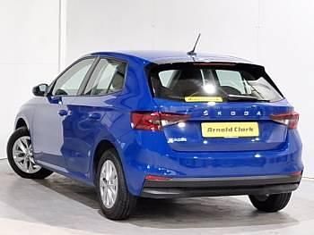 Used Skoda Fabia Comfort 110 HP (80 kW) 2023 Blue Hatchback