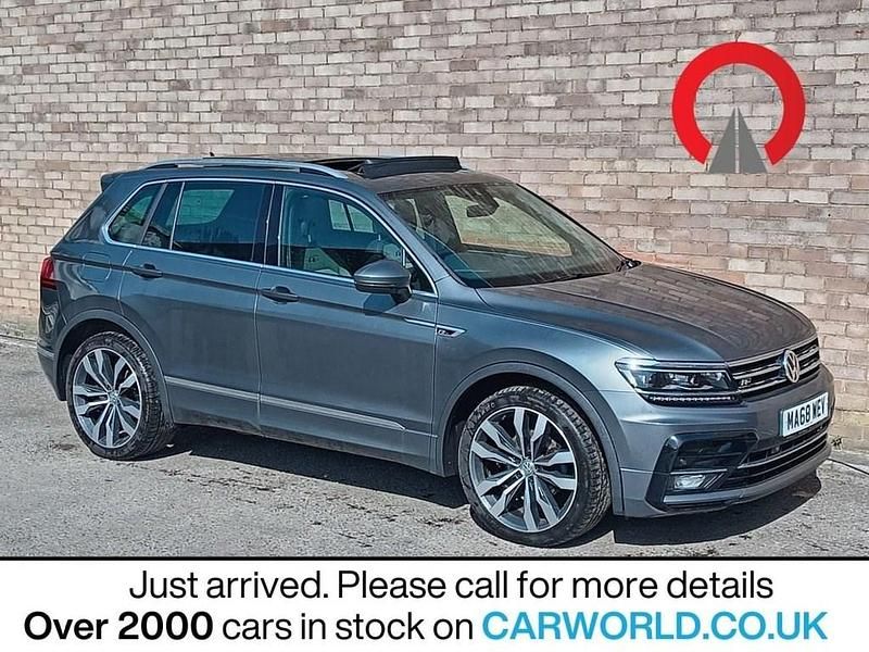 Used VW Tiguan R-line 150 HP (110 kW) 2018 Grey SUV