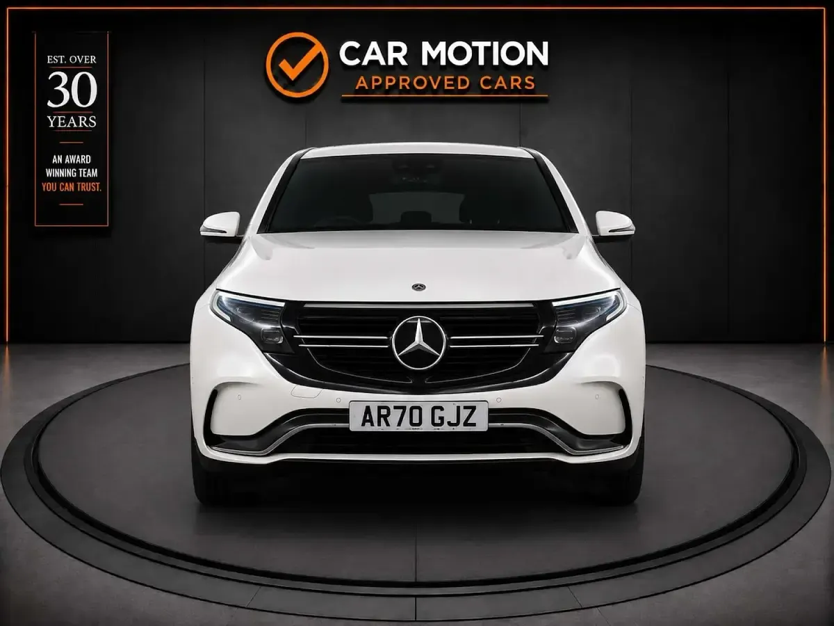 Used Mercedes EQC400 AMG line 300 kW (408 HP) 2021 White SUV