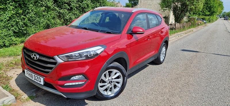 Red Used 2018 Hyundai Tucson SE SUV | £7,990 (Fair price) - Image 1/4