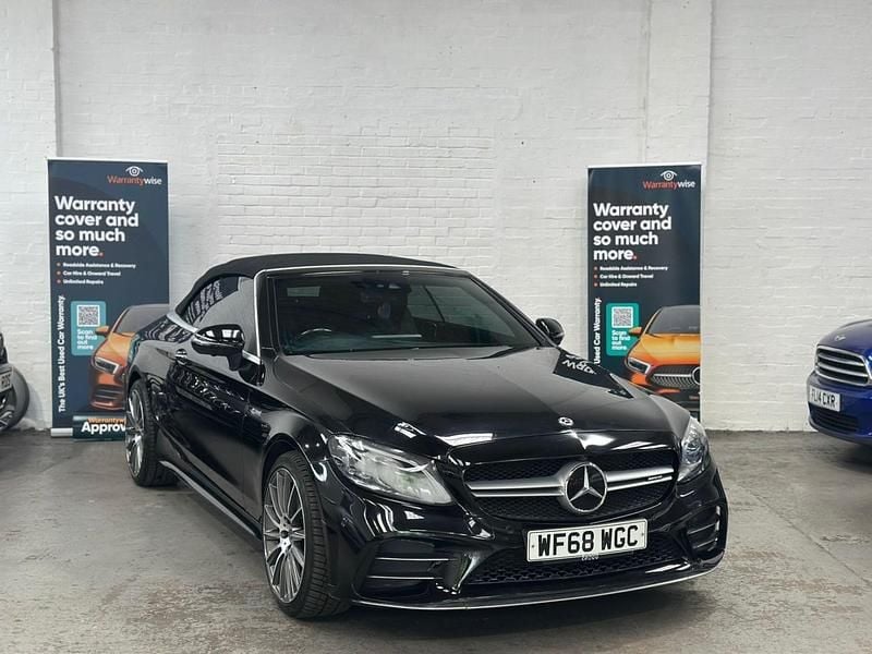 Black Used 2018 Mercedes C43 AMG Premium Plus Cabriolet | £22,995 (Good price) - Image 1/4