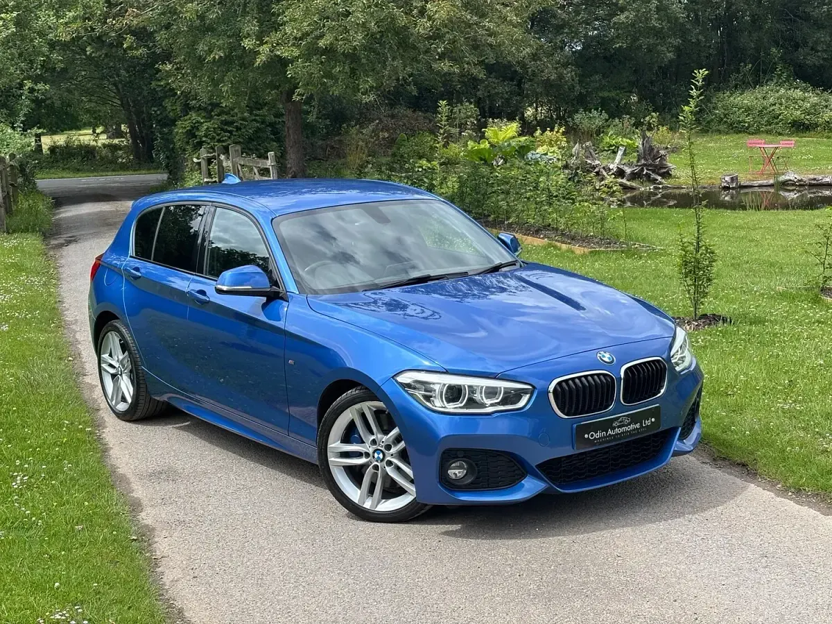Used BMW 118 M Sport 150 HP (110 kW) 2017 Blue Hatchback