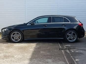 Used Mercedes A180 AMG line 136 HP (100 kW) 2019 Black Hatchback