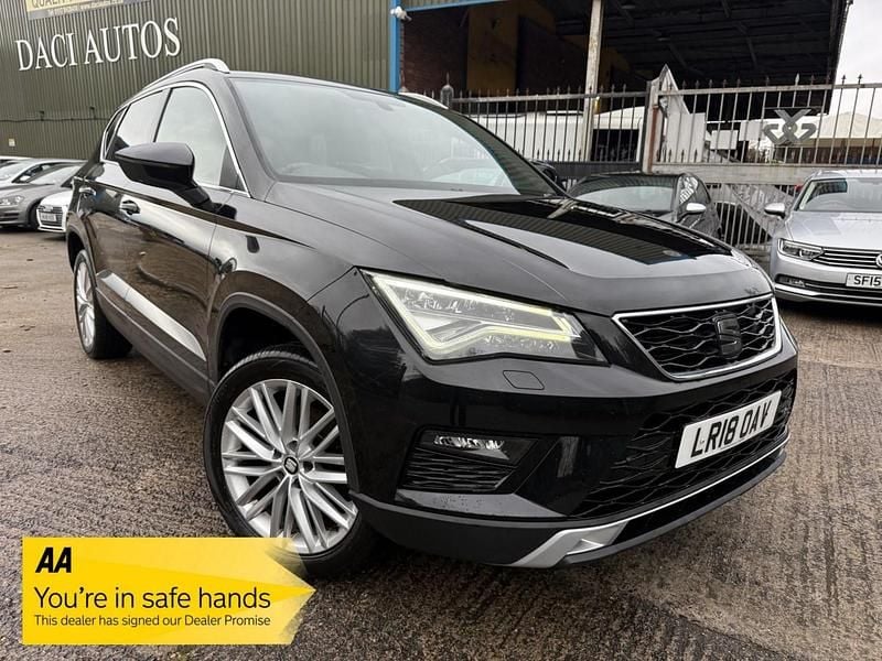 Black Used 2018 Seat Ateca XCELLENCE SUV | £9,995 (Fair price) - Image 1/4