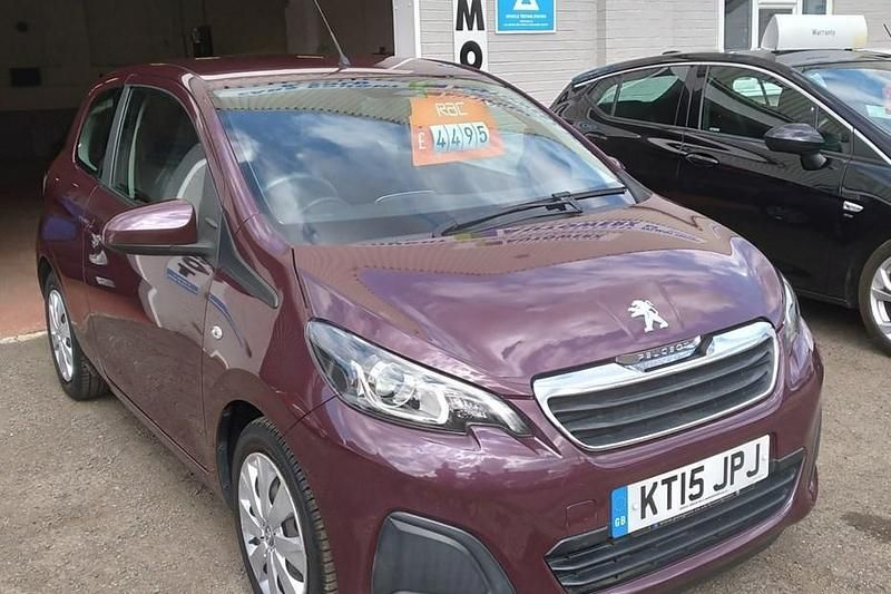Purple Used 2015 Peugeot 108 Active Hatchback | £4,495 (Good price) - Image 1/1