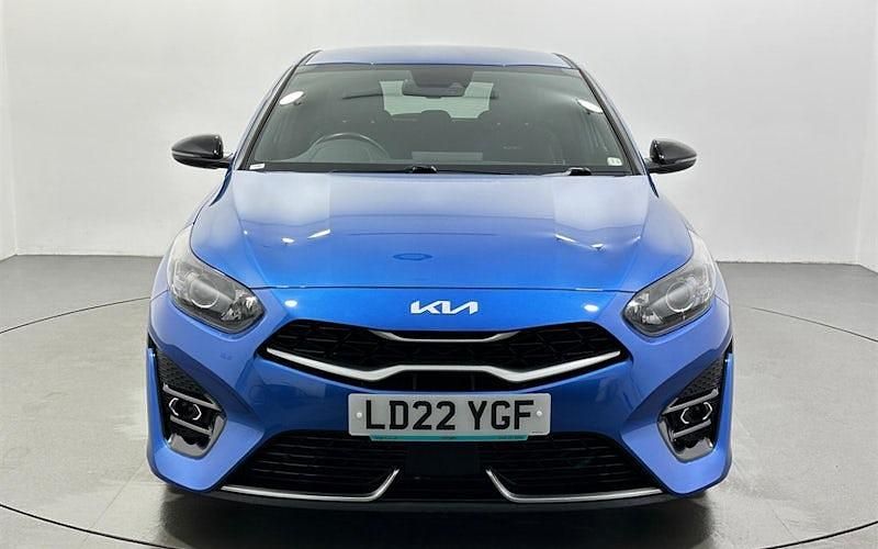 Used Kia Ceed GT-Line 160 HP (117 kW) 2022 Blue Hatchback