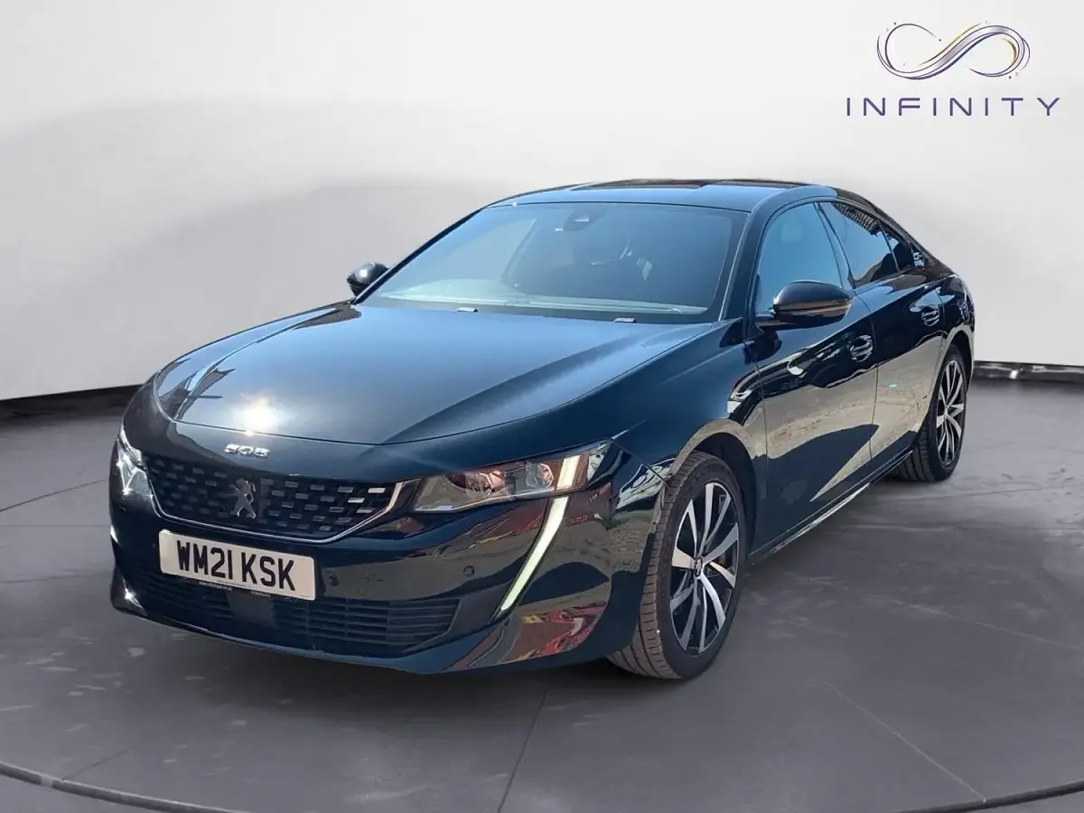 Used Peugeot 508 GT-line 131 HP (96 kW) 2021 Black Hatchback