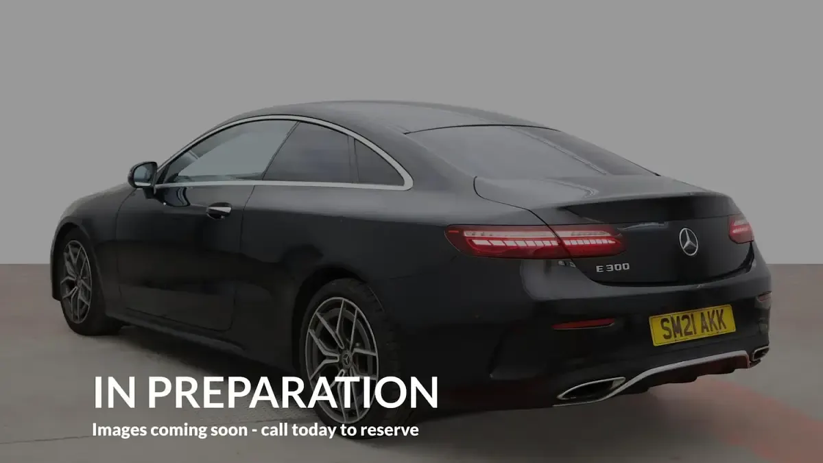 Used Mercedes E300 AMG Line Premium 272 HP (200 kW) 2021 Black Coupe