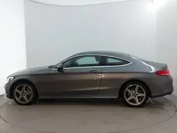 Used Mercedes C220 AMG line 170 HP (125 kW) 2018 Grey Coupe