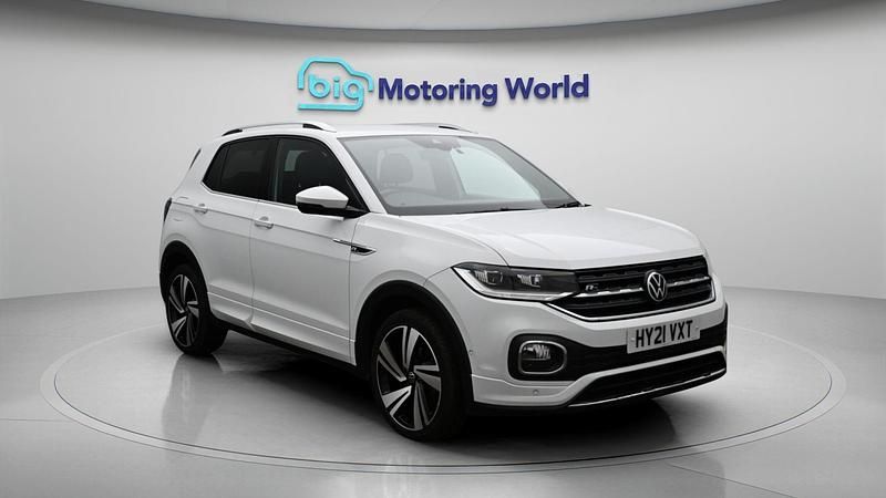 Used VW T-Cross R-line 148 HP (108 kW) 2021 White SUV