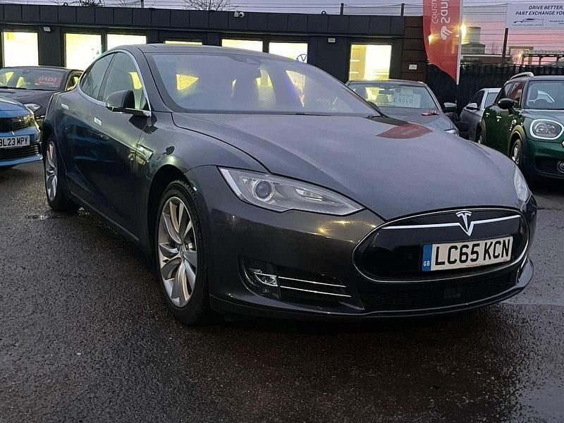 Silver Used 2015 Tesla Model S Hatchback | £11,995 (Fair price) - Image 1/4
