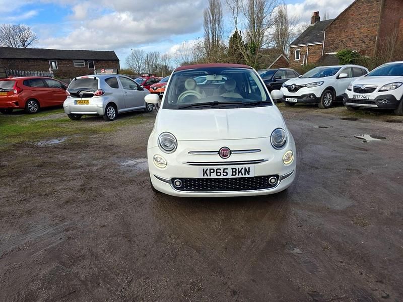 Used Fiat 500C Lounge 69 HP (50 kW) 2015 White Cabriolet