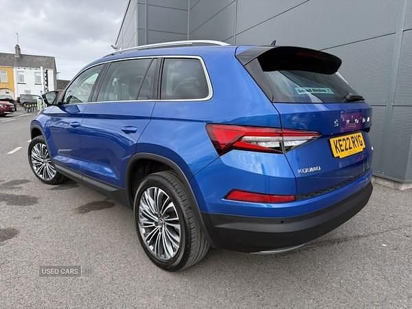 Used Skoda Kodiaq SE L Executive 150 HP (110 kW) 2024 Blue SUV
