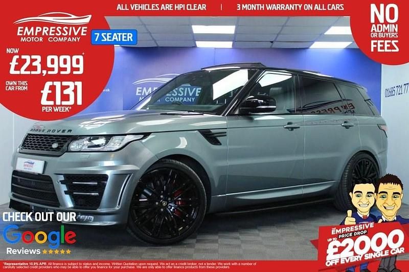 Grey Used 2017 Land Rover Range Rover Sport HSE Dynamic SUV | £23,999 (Super price) - Image 1/4