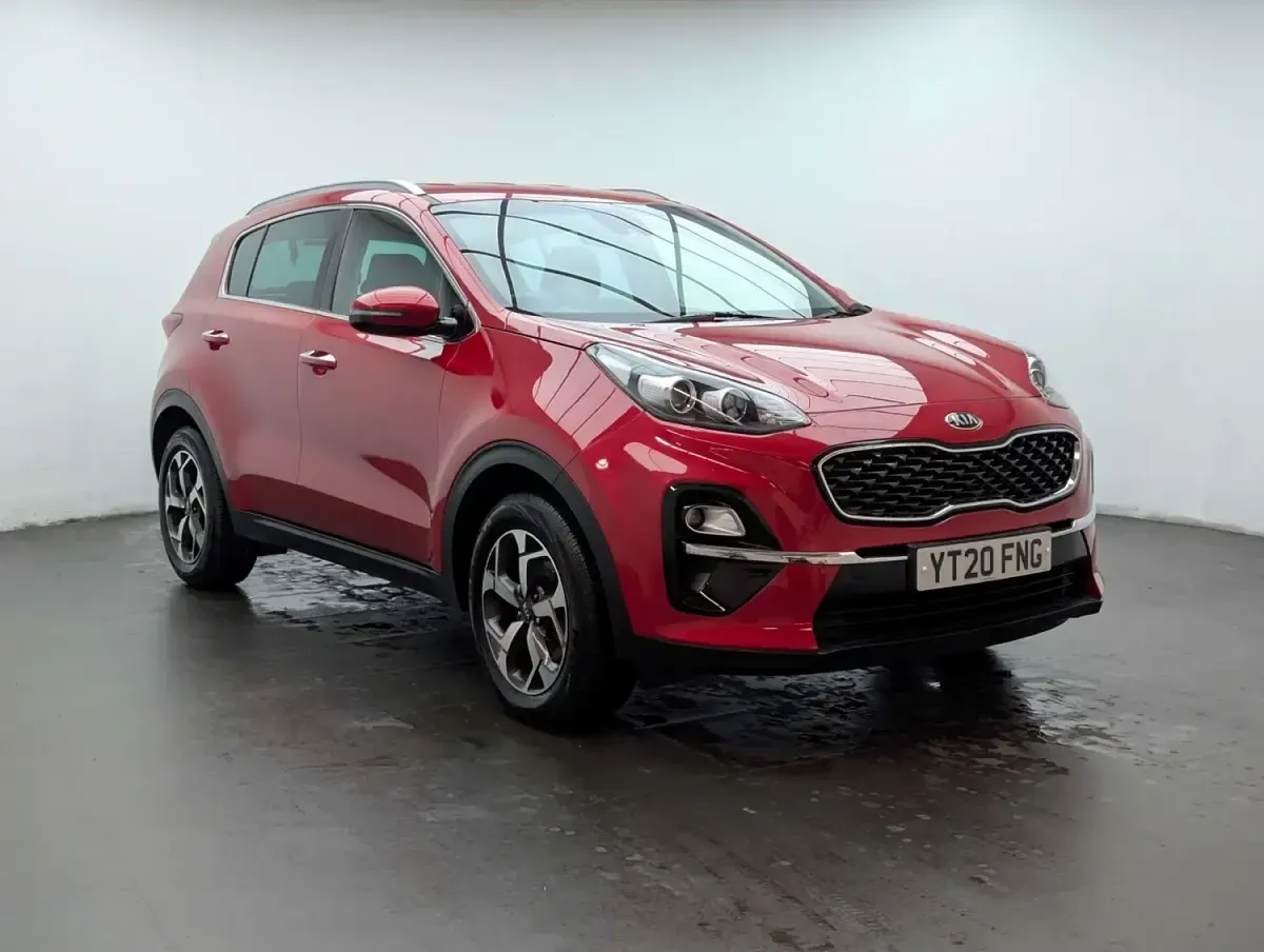 Usado Kia Sportage 136 HP (100 kW) 2020 Vermelho SUV