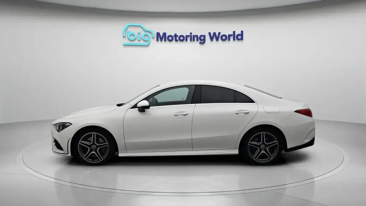 Used Mercedes CLA250 AMG line 224 HP (164 kW) 2020 White Coupe