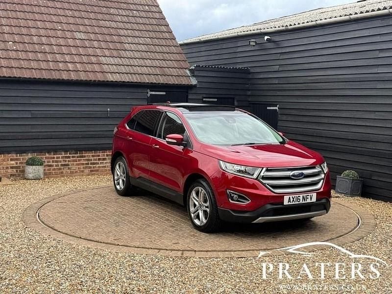 Red Used 2016 Ford Edge Titanium SUV | £11,000 (Good price) - Image 1/4