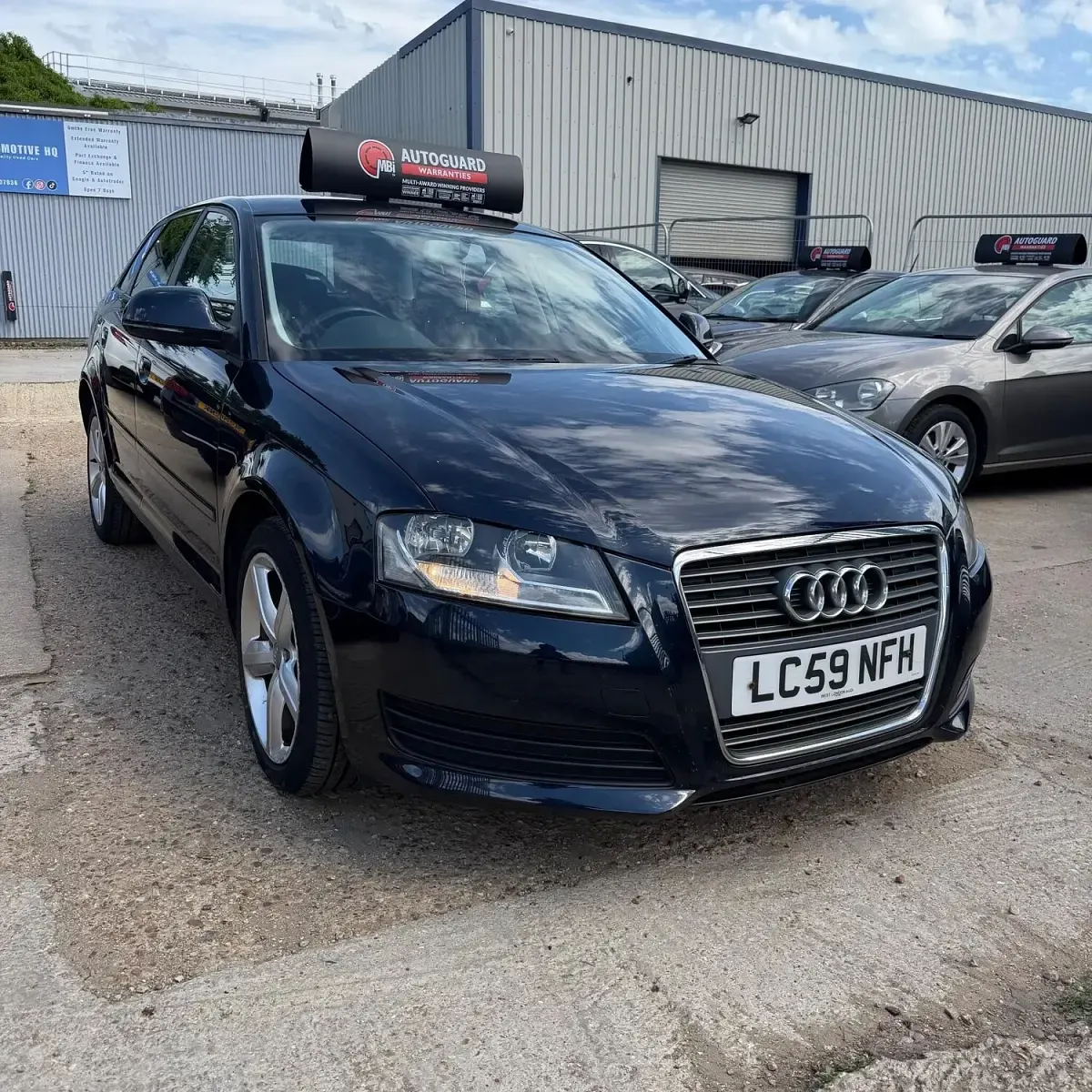 Used Audi A3 Comfort 102 HP (75 kW) 2009 Blue Hatchback