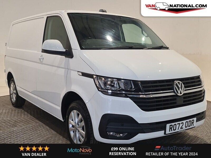 White Used 2022 VW T6.1 Highline Van | £21,990 (Fair price) - Image 1/1