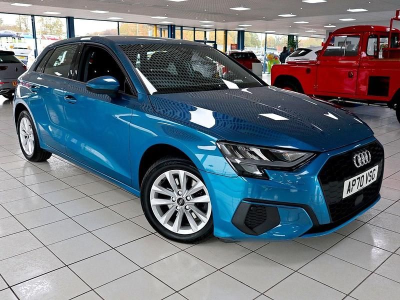 Atoll blue Used 2020 Audi A3 Sportback Hatchback | £15,289 (A bit pricey) - Image 1/4