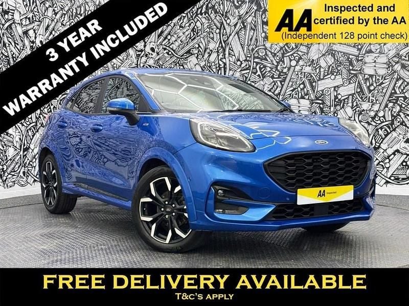 Blue Used 2020 Ford Puma ST-Line X Hatchback | £14,695 (Fair price) - Image 1/2