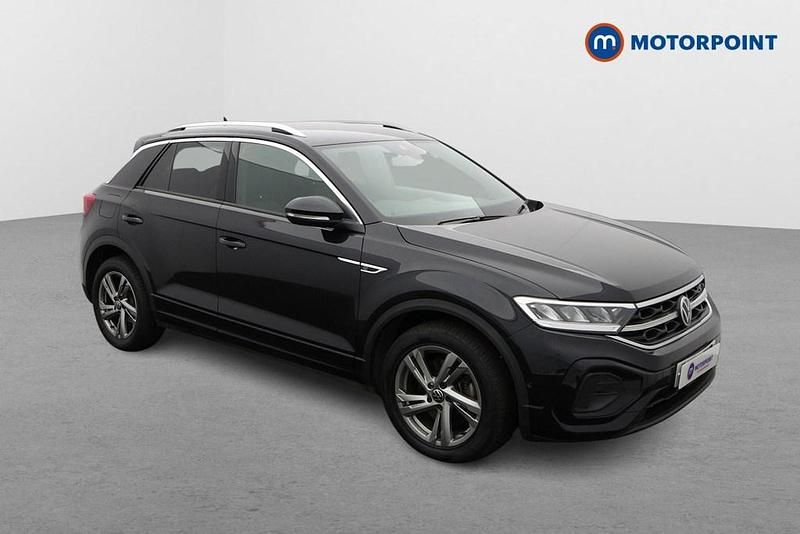 Black Used 2022 VW T-Roc R-line SUV | £20,399 (Good price) - Image 1/4