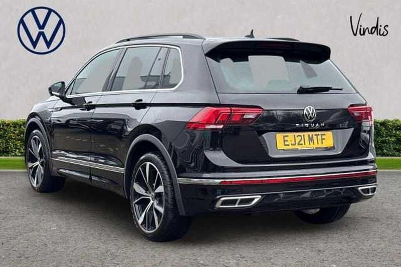 Used VW Tiguan R-line 150 HP (110 kW) 2021 Black SUV