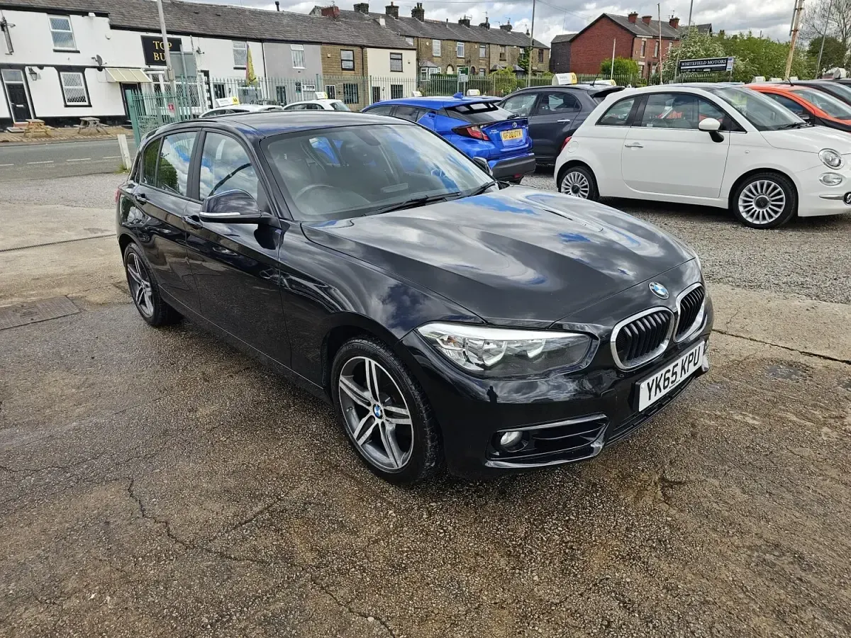 Used BMW 118 Sport Line 2015 Black Hatchback