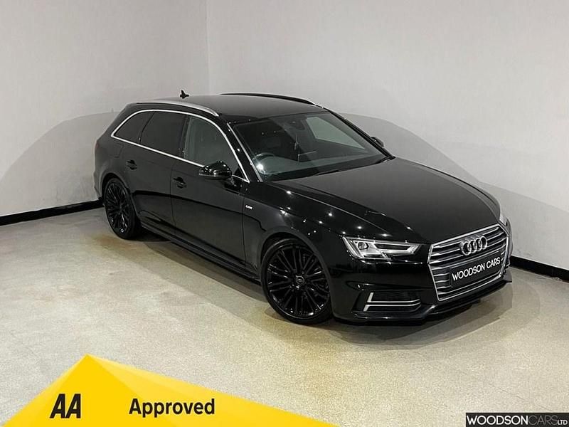 Black Used 2018 Audi A4 S-Line Estate | £13,250 (Fair price) - Image 1/3