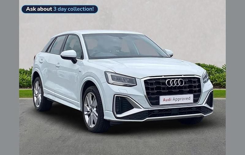 White Used 2022 Audi Q2 S-Line SUV | £21,408 (Fair price) - Image 1/4