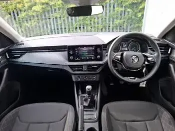 Used Skoda Scala SE 95 HP (69 kW) 2023 Blue Hatchback