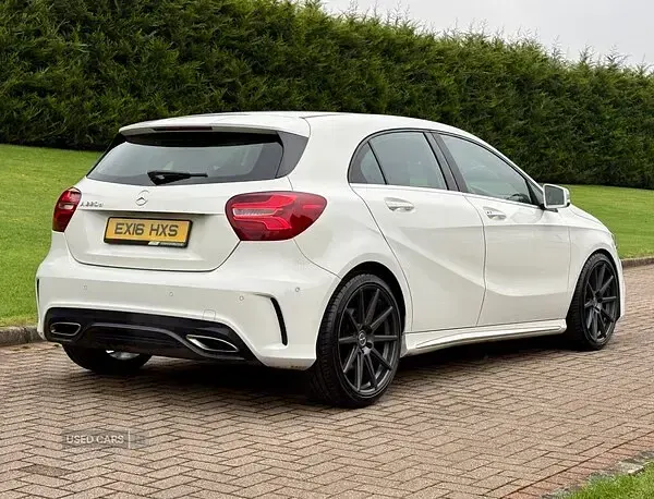 Used Mercedes A220 AMG Line Premium 2016 White Hatchback