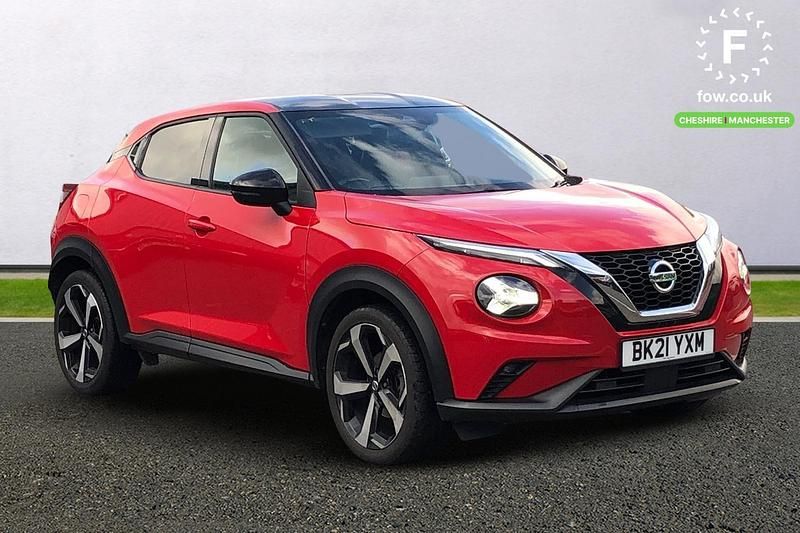 Red Used 2021 Nissan Juke Tekna SUV | £13,299 (Fair price) - Image 1/3
