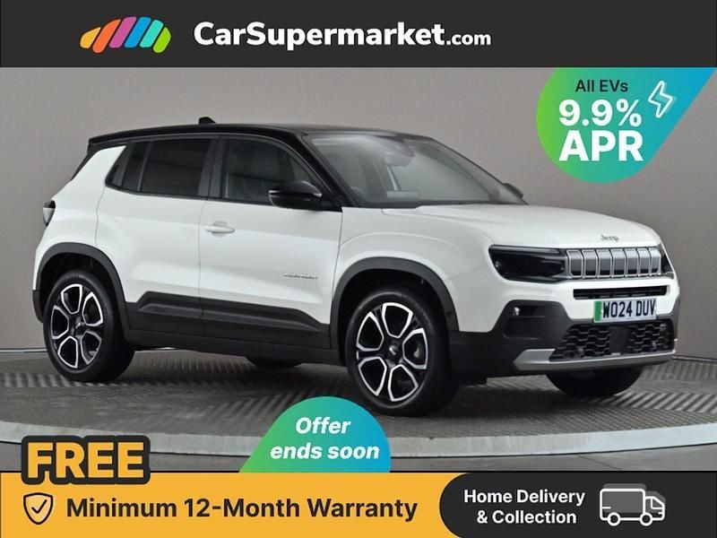 White/black Used 2024 Jeep Avenger EV Summit SUV | £18,697 (Fair price) - Image 1/3