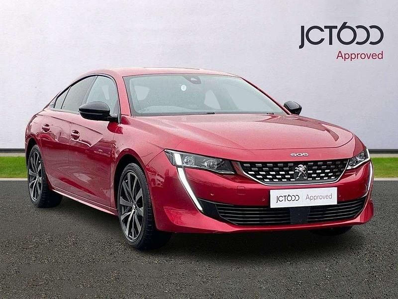 Red Used 2020 Peugeot 508 GT-line Hatchback | £13,250 (Fair price) - Image 1/4