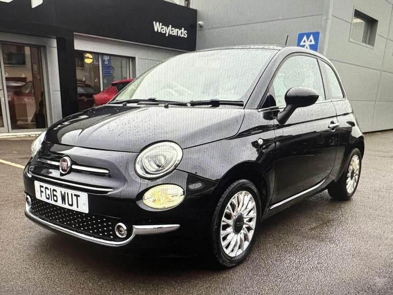 Used Fiat 500 Lounge 69 HP (50 kW) 2016 Black Hatchback