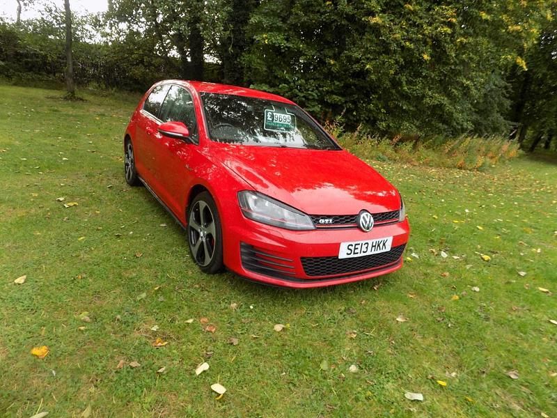 Used VW Golf VII GTI 2013 Red Hatchback